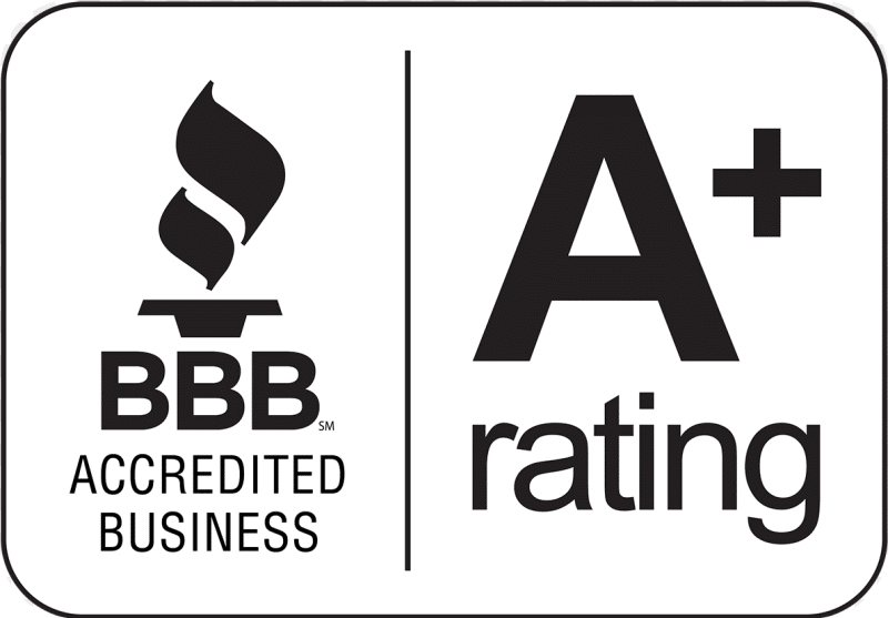 BBB Accredited Business, A+ rating